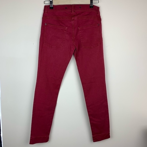See By Chloe Burgundy Skinny Jeans Size 26 - Picture 5 of 8